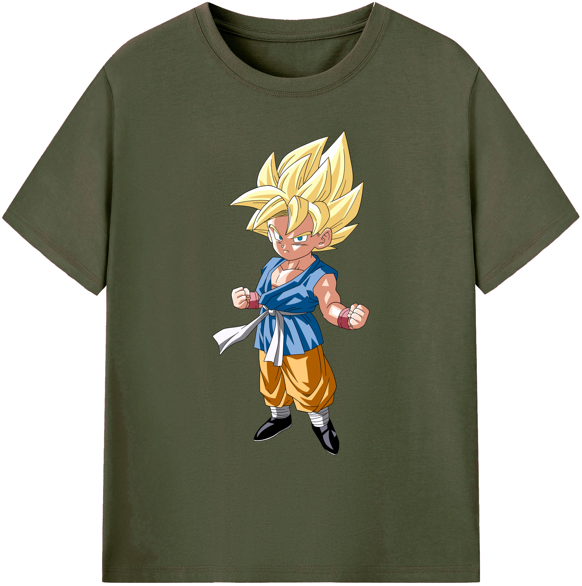 （画像用） ドラゴンボール 孫 悟飯（そんごはん）DRAGON BALL Son Gohan 綿100％ メンズ半袖Tシャツ｜肌触りやわらか＆通気性
